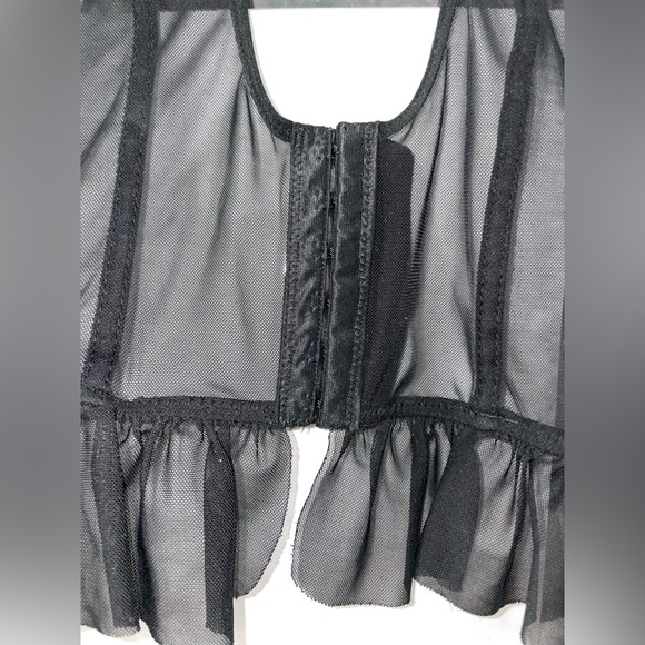 lace mesh bustier lingerie top - Picture 3 of 14
